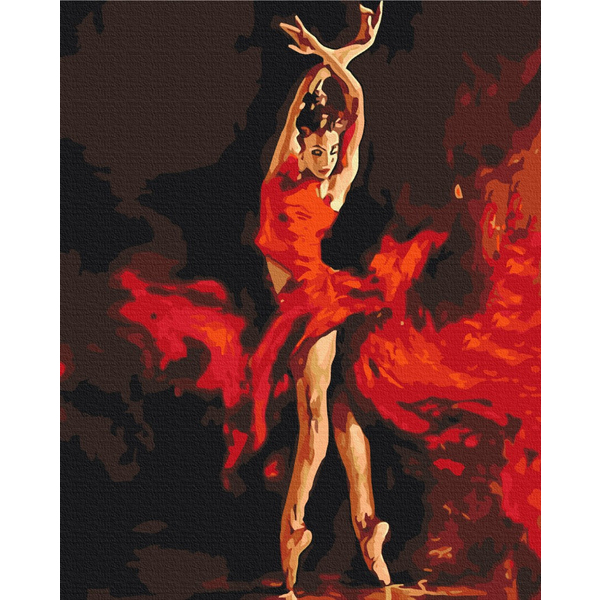 Картина по номерам Преміум картини - У танці