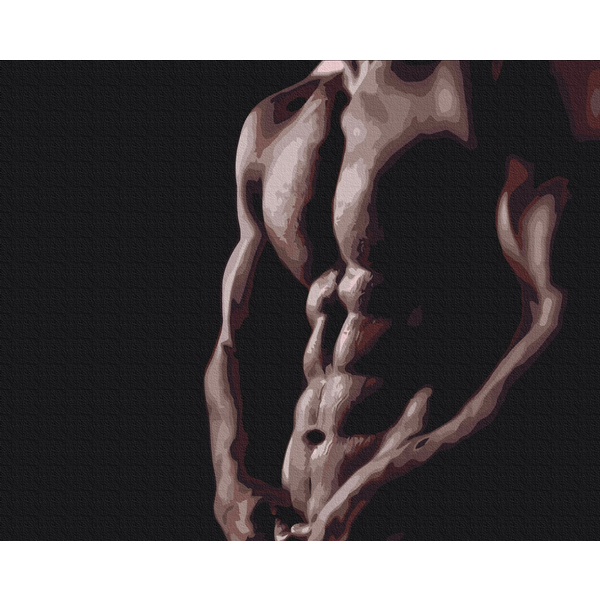 Картина по номерам Преміум картини - Оголений чоловік