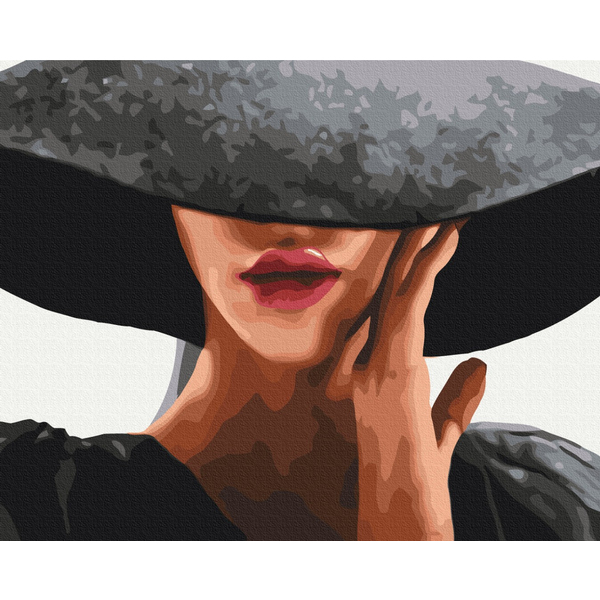 Картина по номерам Преміум картини - Дама з секретом