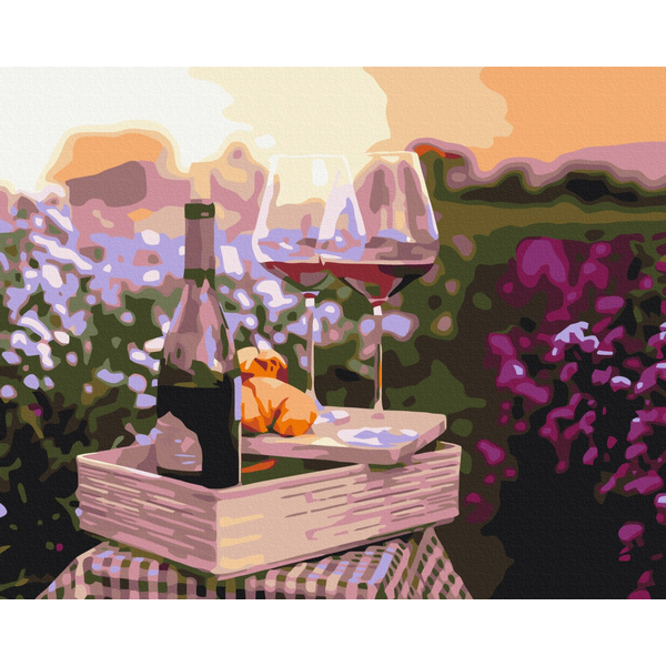 Картина по номерам Преміум картини - Романтика в лаванді