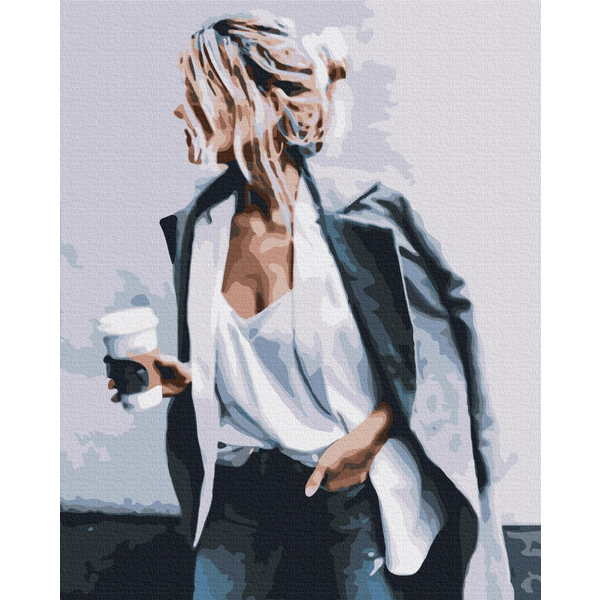 Картина по номерам Преміум картини - Перерва на каву