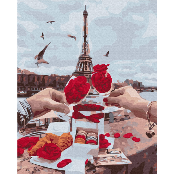 Картина по номерам Преміум картини - Пікнік у Парижі