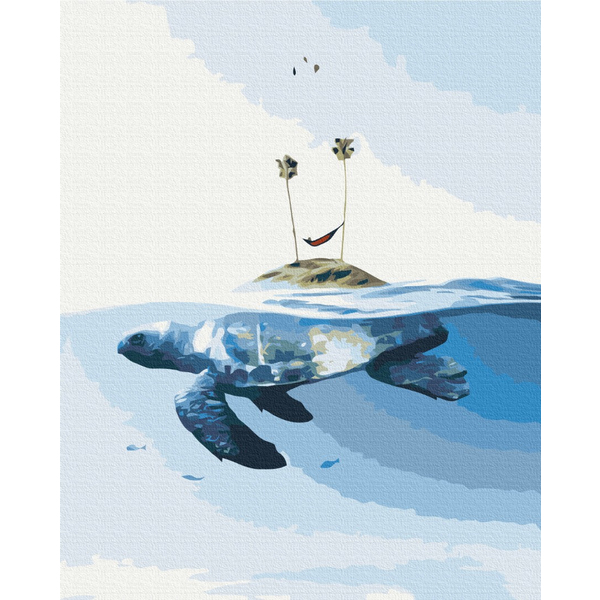 Картина по номерам Преміум картини - Черепаший острів