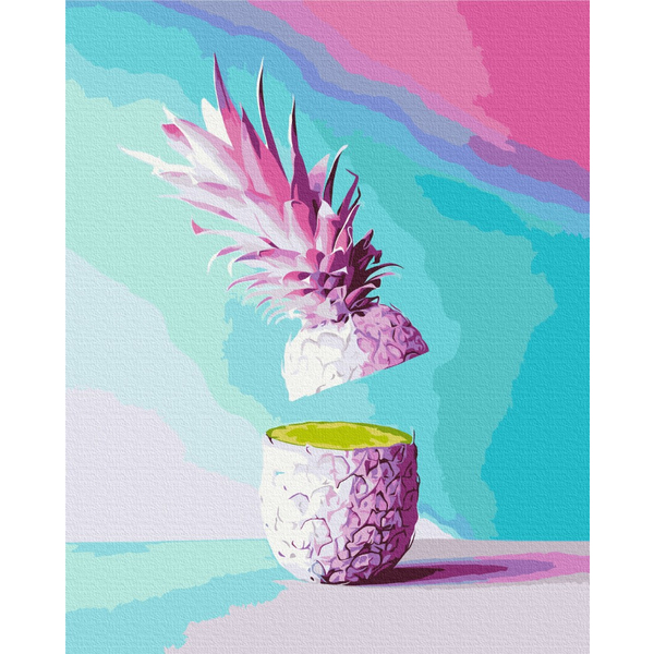 Картина по номерам Преміум картини - Частинка ананаса