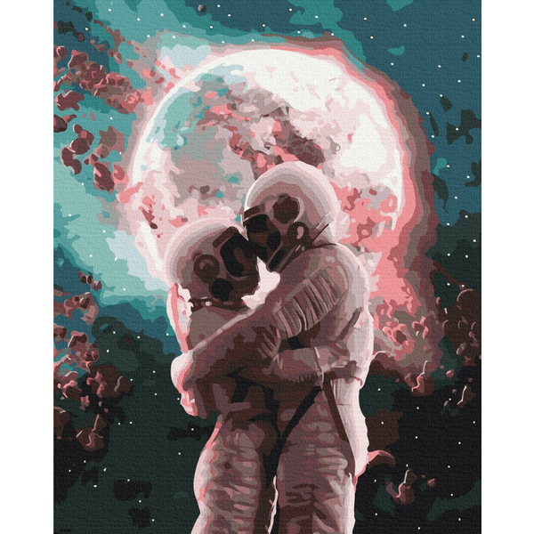 Картина по номерам Преміум картини - На місяць і назад