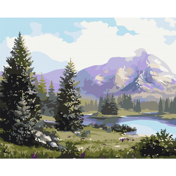 Картина по номерам Преміум картини - Чудові гори