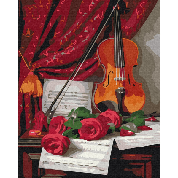 Картина по номерам Преміум картини - Музика квітів