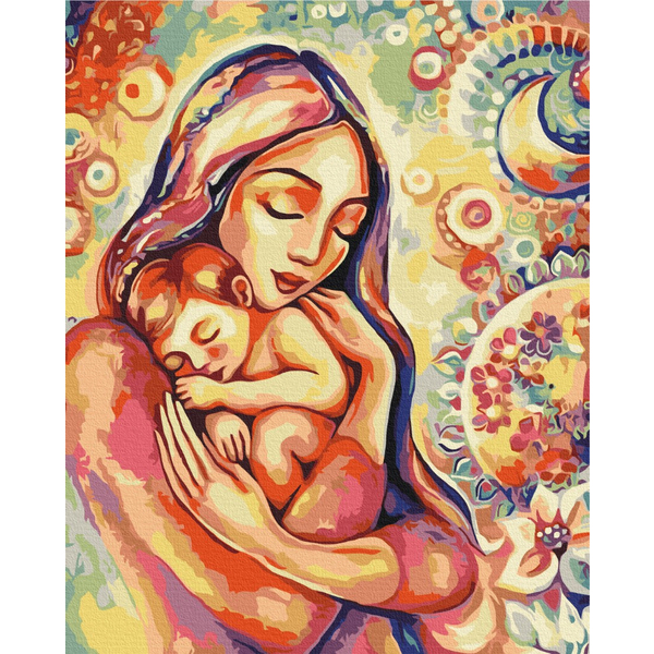 Картина по номерам Преміум картини - В обіймах візерунків