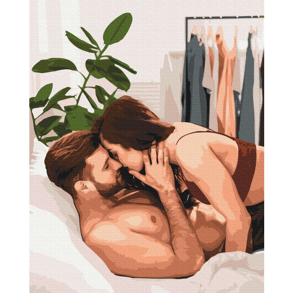 Картина по номерам Преміум картини - Затишні обійми