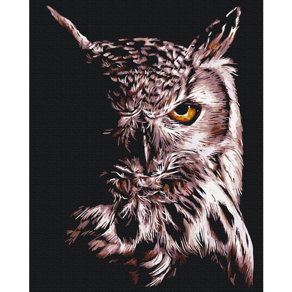 Картина по номерам Преміум картини - Пугач