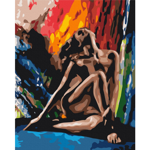 Картина по номерам Преміум картини - Оголена пристрасть