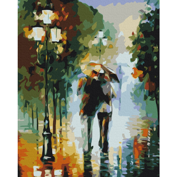 Картина по номерам Преміум картини - В обіймах осені