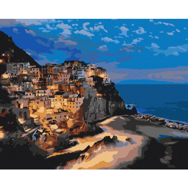 Картина по номерам Преміум картини - Ночной остров