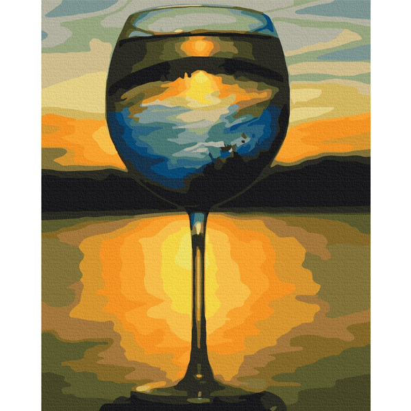 Картина по номерам Преміум картини - Небесний напій