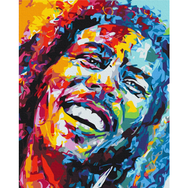 Картина по номерам Преміум картини - Веселковий Марлі