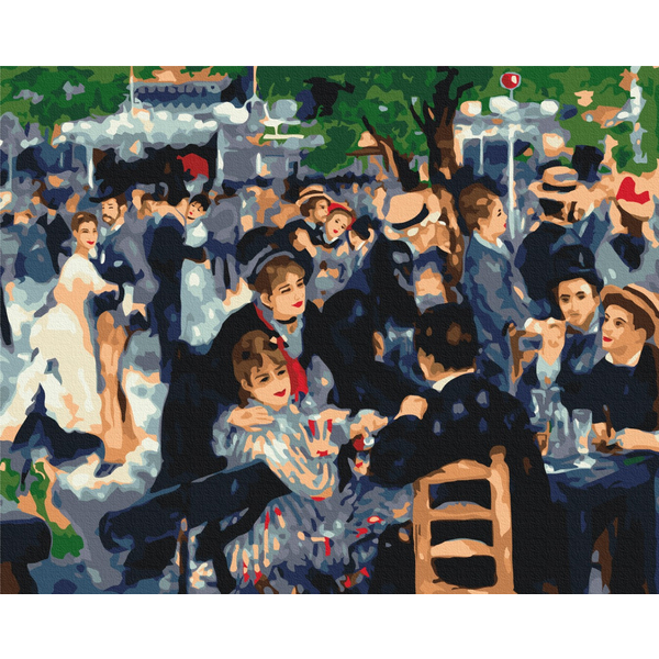 Картина по номерам Преміум картини - Танці у Мулен де ла Галетт. П'єр-Огюст Ренуар