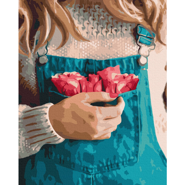 Картина по номерам Преміум картини - Кишенька для ніжності