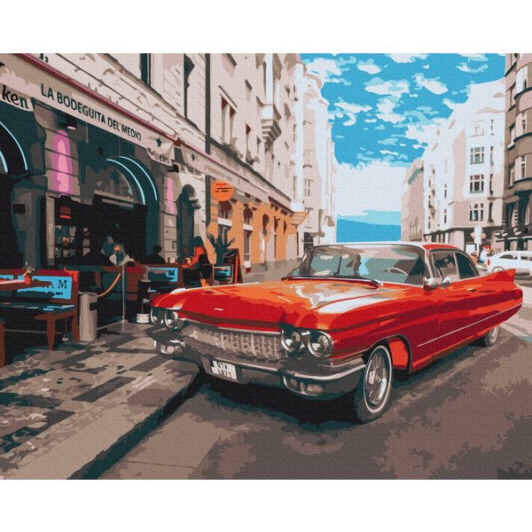 Картина по номерам Преміум картини - Червоний на удачу