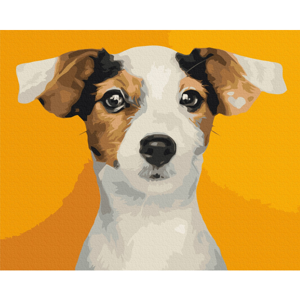 Картина по номерам Преміум картини - Портрет улюбленого песика