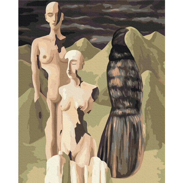 Картина по номерам Преміум картини - Полярный свет.Рене Магритт