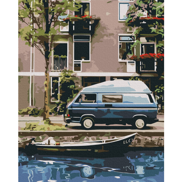 Картина по номерам Преміум картини - Фургон мандрівника