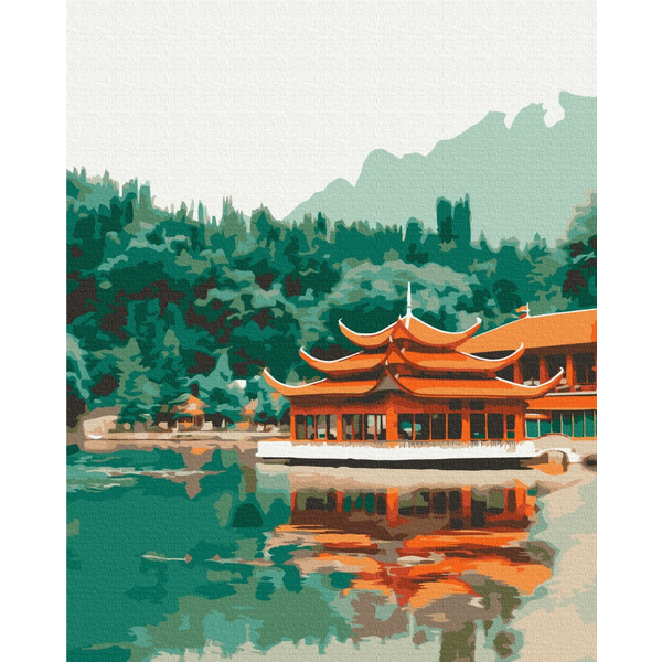 Картина по номерам Преміум картини - Східний спокій