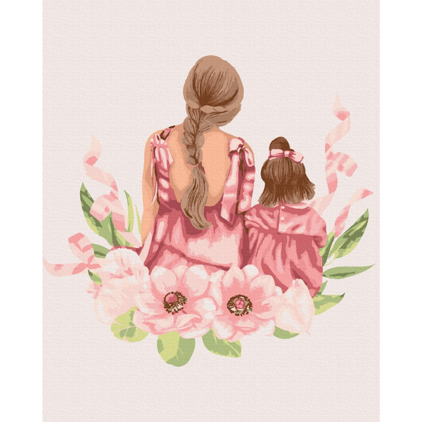 Картина по номерам Преміум картини - Матусина донечка