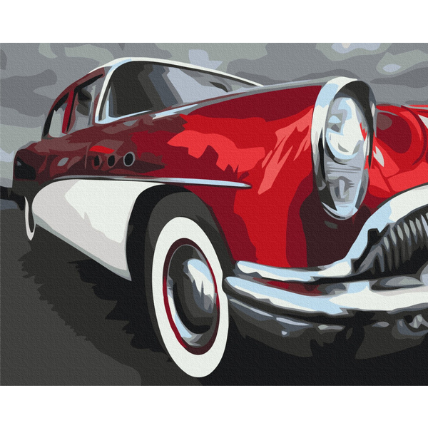 Картина по номерам Преміум картини - Ретро швидкість