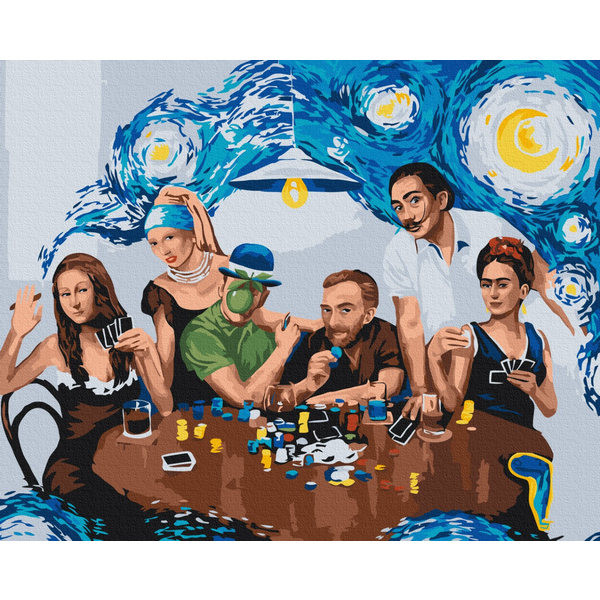 Картина по номерам Преміум картини - Друзі-шедеври © Viktoriya Kovalenko