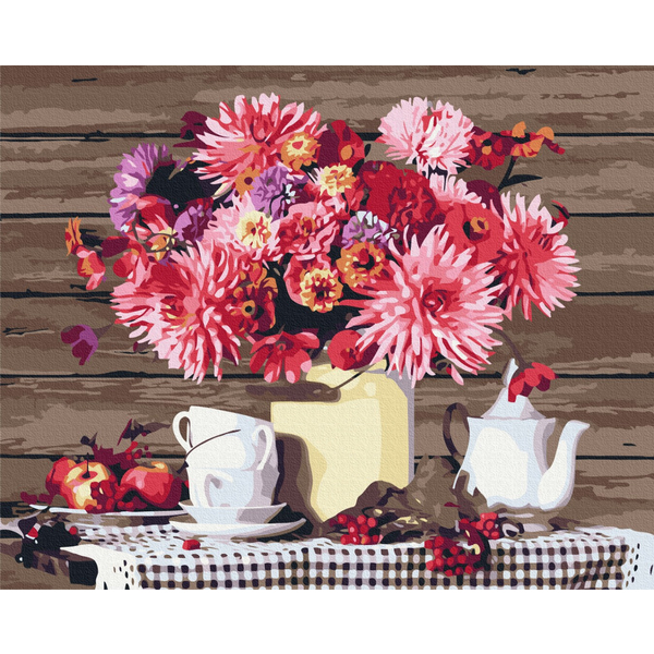 Картина по номерам Преміум картини - Заміський натюрморт
