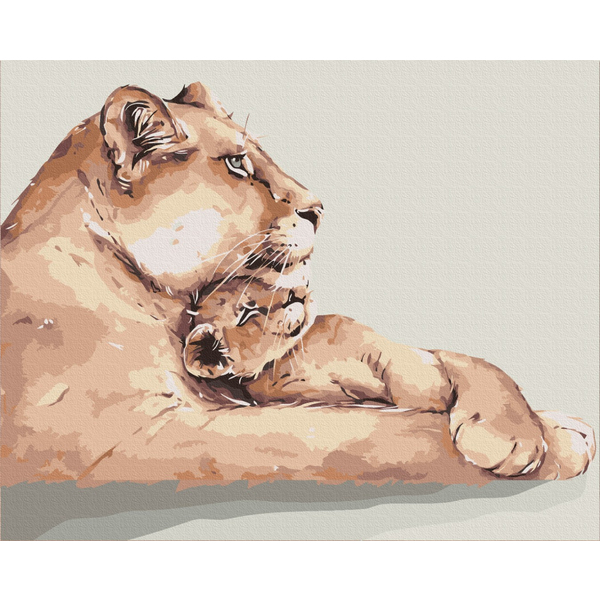 Картина по номерам Преміум картини - Левине серце