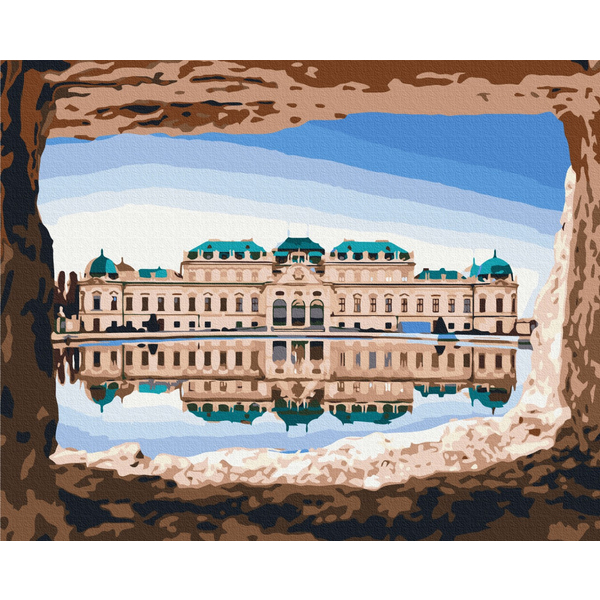 Картина по номерам Преміум картини - Прекрасний вид на Бельведер