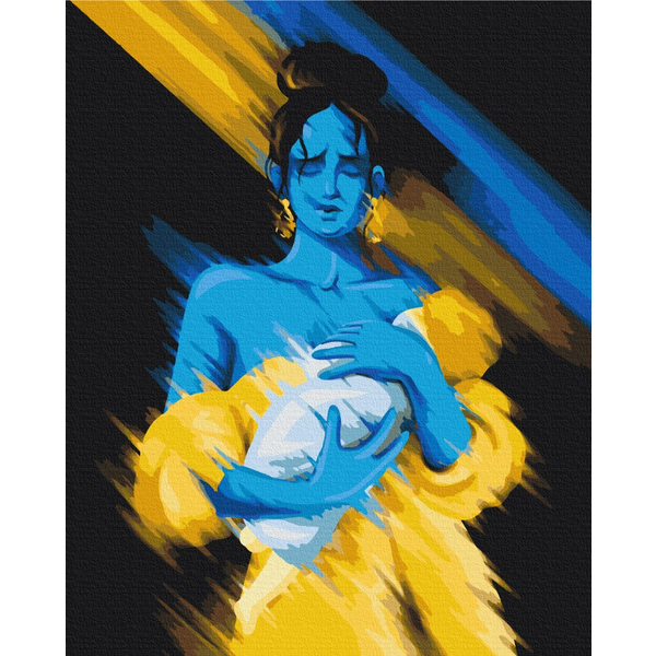 Картина по номерам Преміум картини - Майбутнє в руках ©Поліна Скурихіна