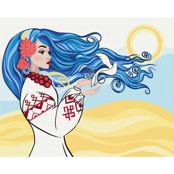 Картина по номерам Преміум картини - Окрилені свободою © Ольга Бочулинська