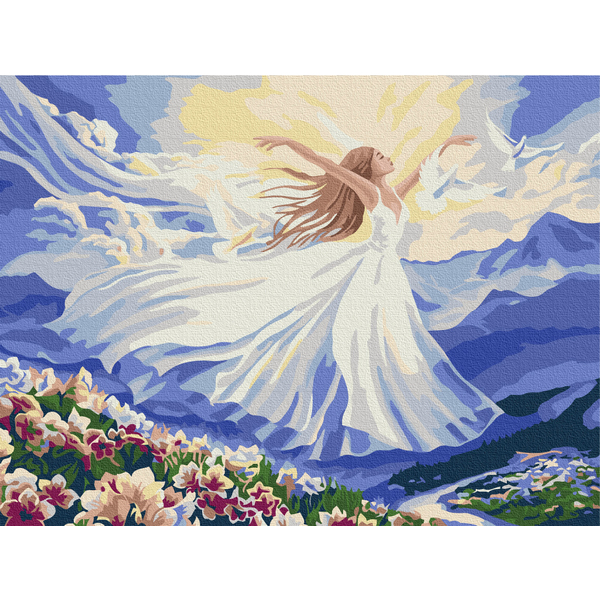 Картина по номерам Преміум картини - Ніжність в польоті © Anna Steshenko