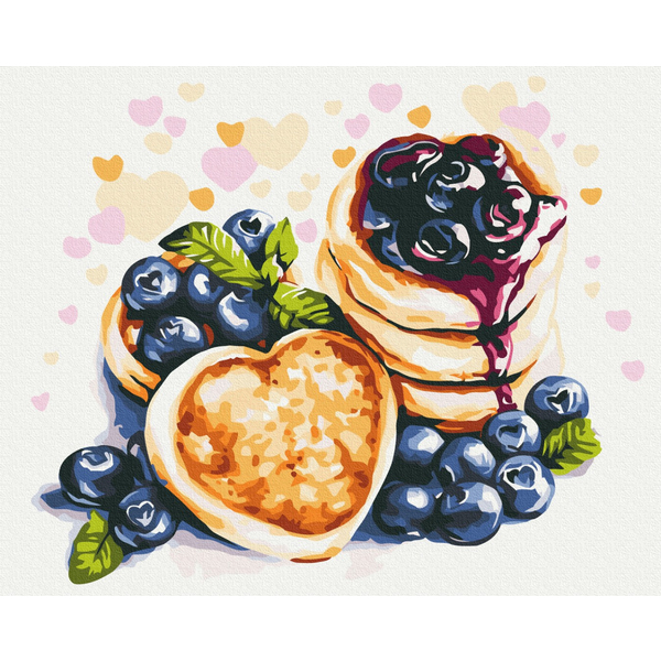 Картина по номерам Преміум картини - Сирники з лохиною © Anna Kulyk