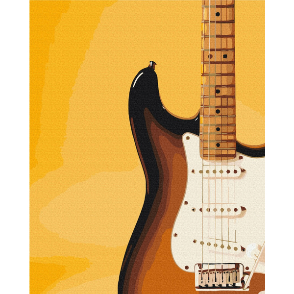 Картина по номерам Преміум картини - Електрогітара