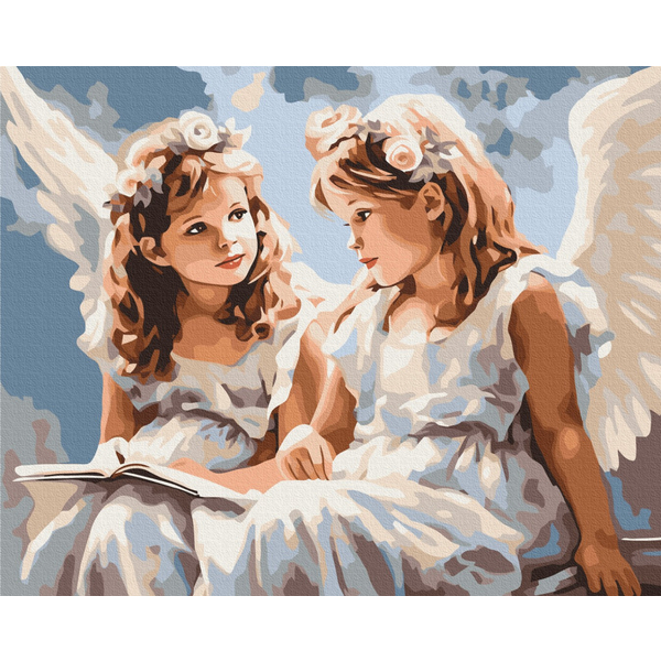 Картина по номерам Преміум картини - Ангелята