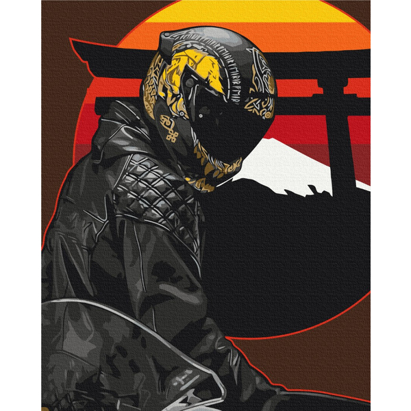 Картина по номерам Преміум картини - Східний гонщик