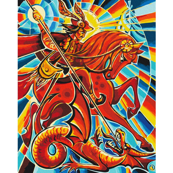 Картина по номерам Преміум картини - Змієборець © Oleg Loburak