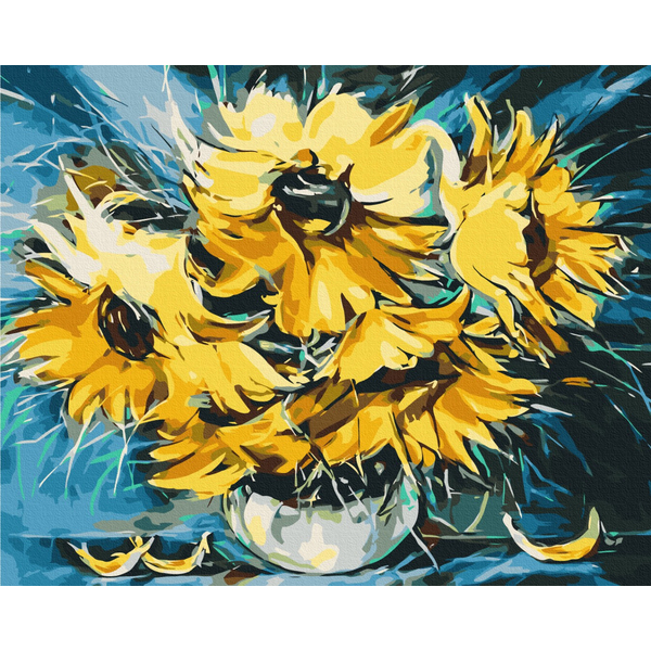 Картина по номерам Преміум картини - Соняхи © Oleg Loburak