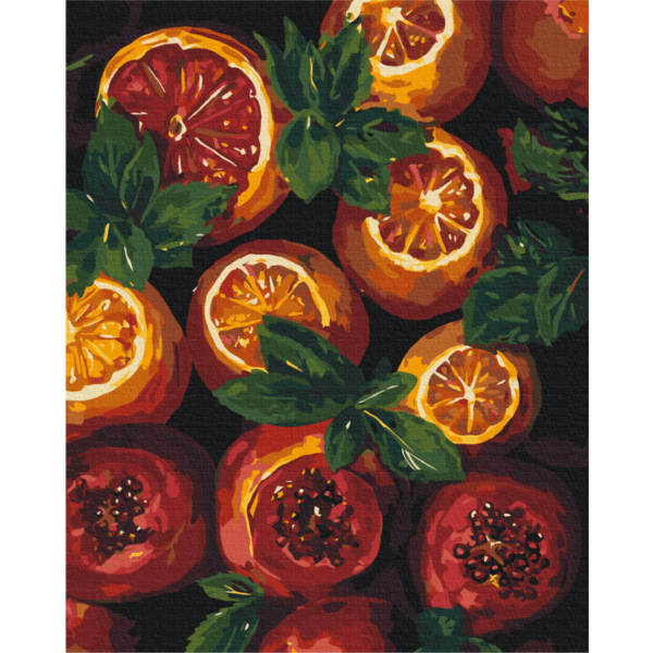 Картина по номерам Преміум картини - Соковита насолода