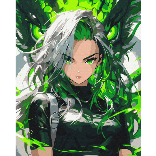 Картина по номерам Преміум картини - Душа дракона