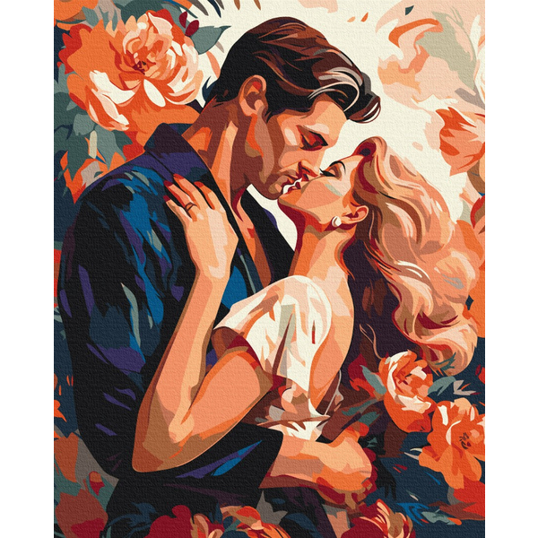 Картина по номерам Преміум картини - Момент закоханих