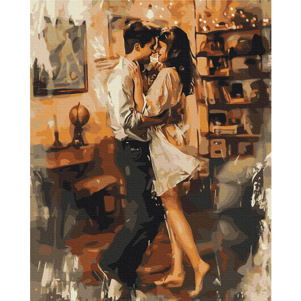 Картина по номерам Преміум картини - В обіймах кохання