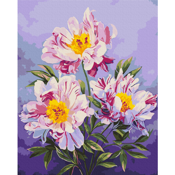 Картина по номерам Преміум картини - Королівство півоній © Anna Steshenko