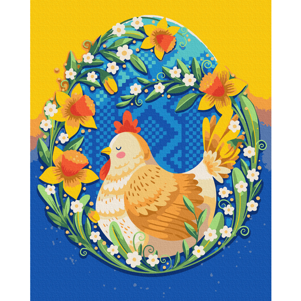 Картина по номерам Преміум картини - Пасхальне Щастя © Поліна Скурихіна