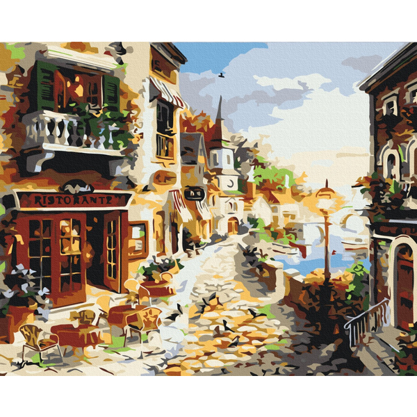 Картина по номерам Преміум картини - Казкова вулиця