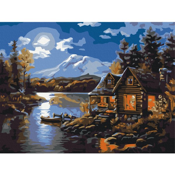 Картина по номерам Преміум картини - Будинок лісника