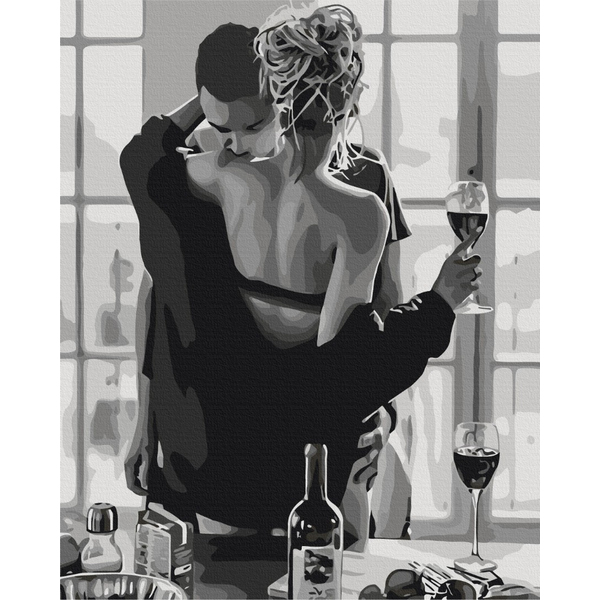 Картина по номерам Преміум картини - Пристрасна пара